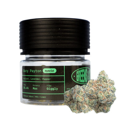 A 1g Gary Payton THCa Pre-Roll flaunts 35.4% potency and features apricot, lavender, and pepper aromas for a Giggly vibe. This small treasure is perfect for any premium pre-roll collection.